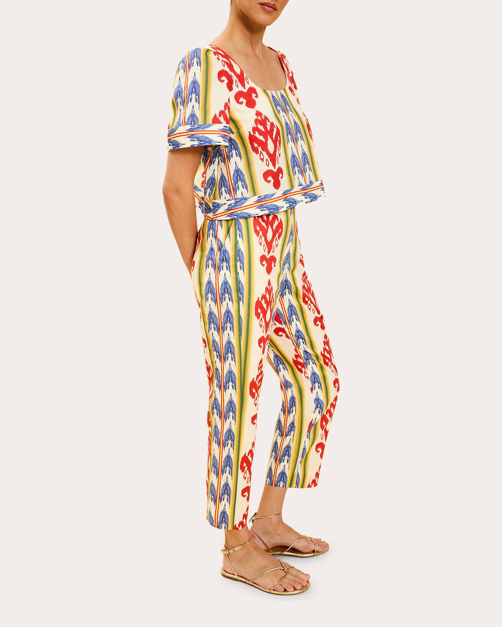 Palau Ikat Cigarette Pants