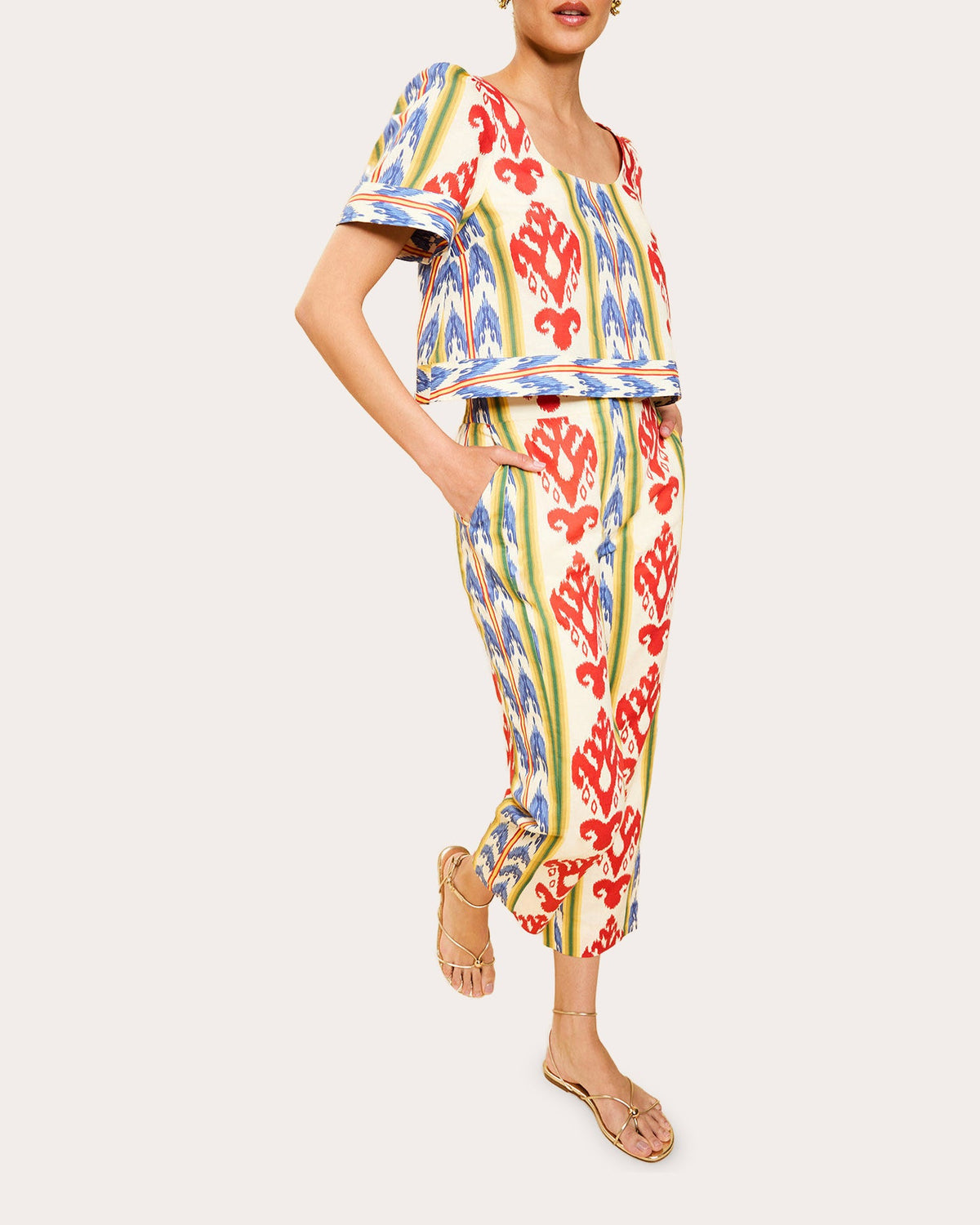 Palau Ikat Cigarette Pants