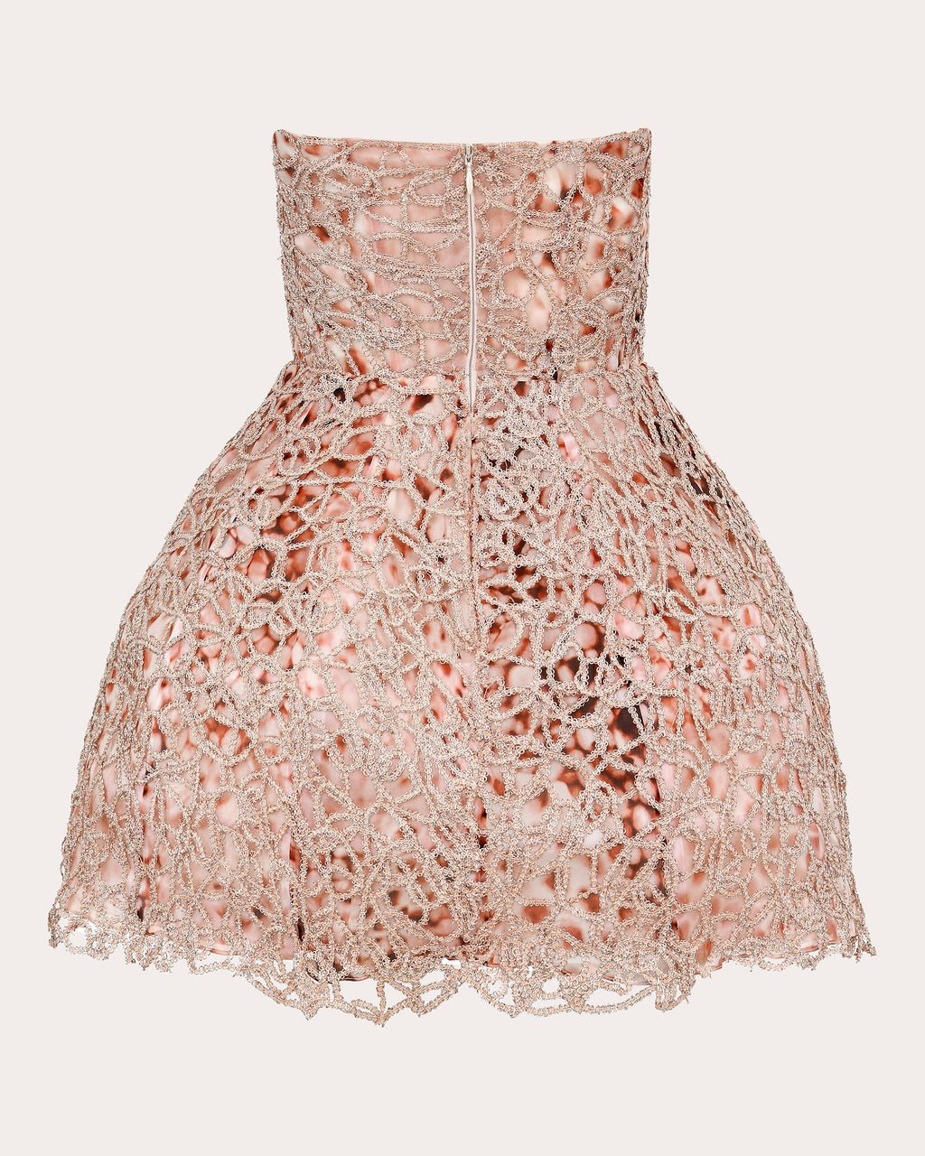 Peony Lace Fit & Flare Mini Dress