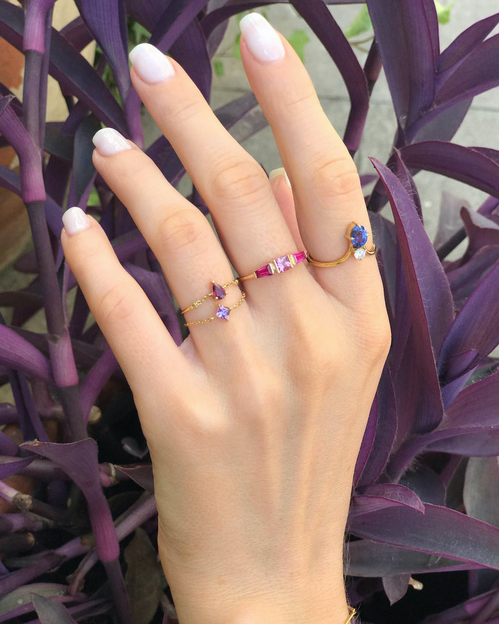 Pink Sapphire & Ruby Lacroix Ring