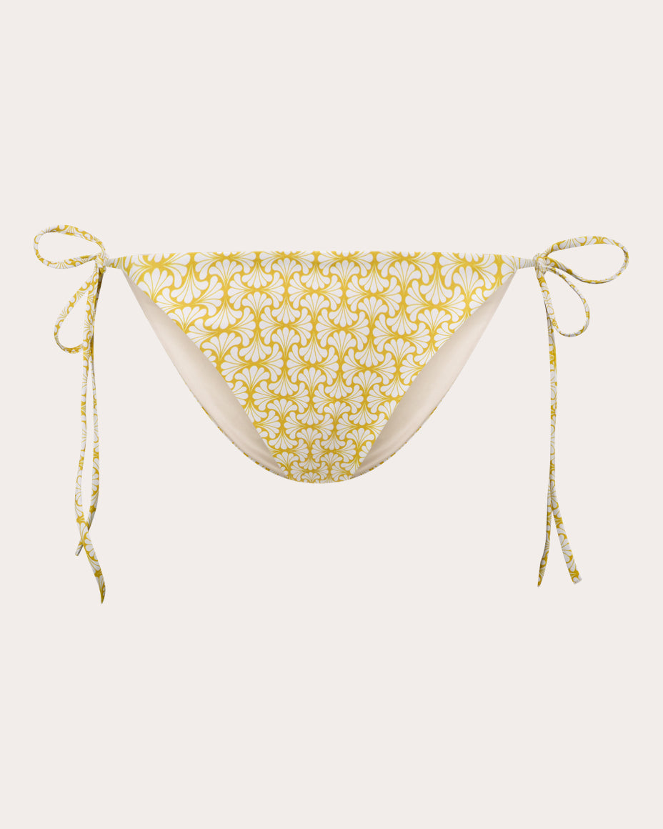 Poppy Floral String Bikini Bottoms