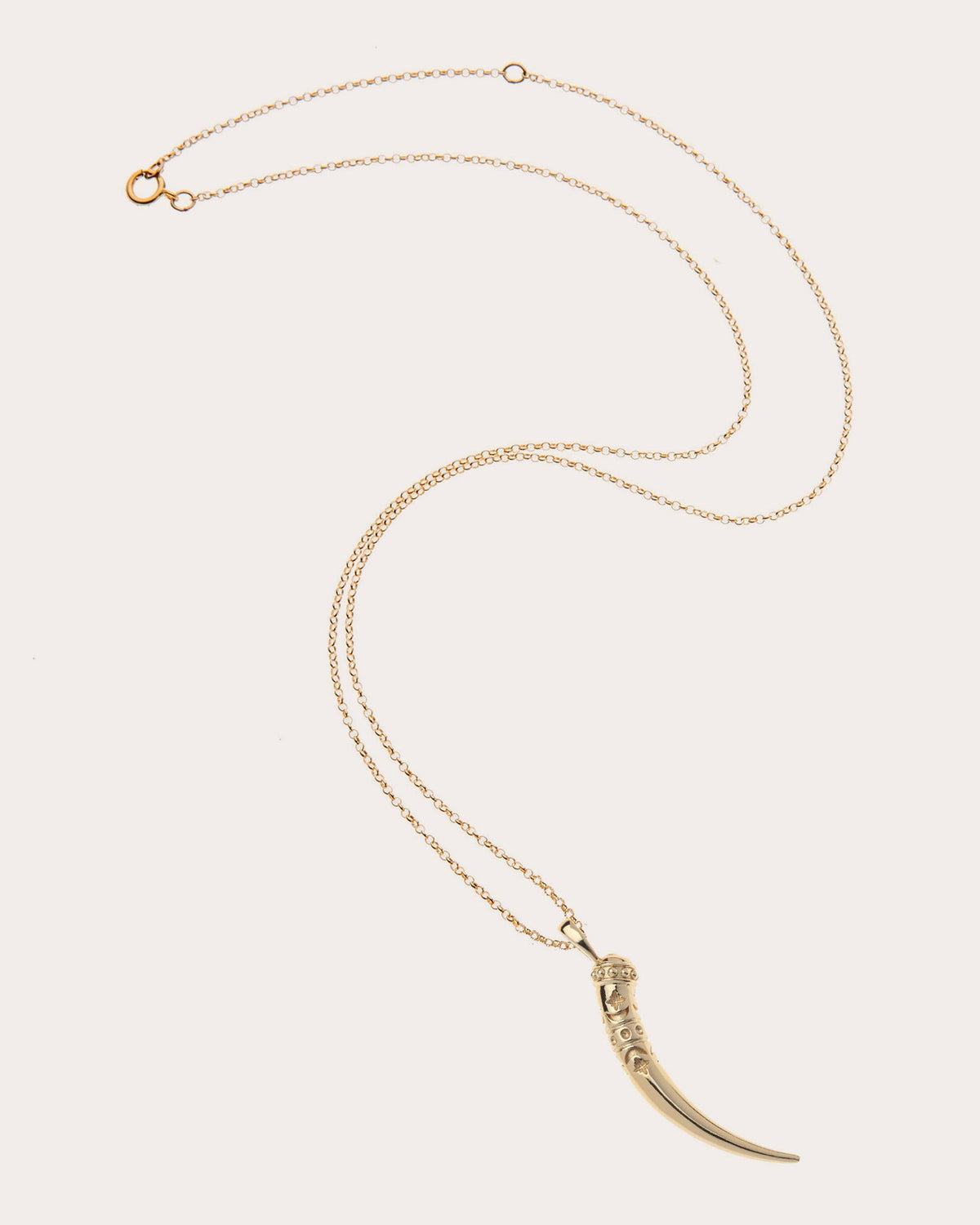 PROTECT Large Tusk Pendant Necklace