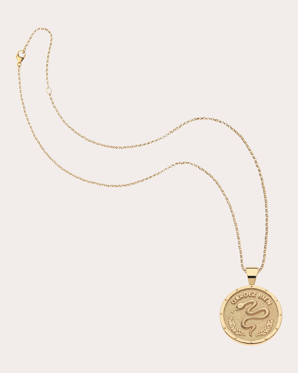 PROTECT Small Coin Pendant Necklace