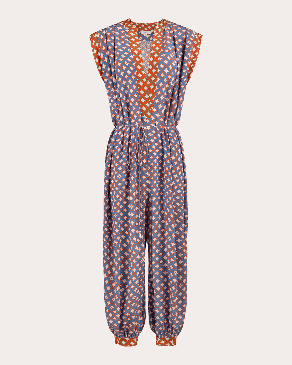 Jiyu Psyche Silk Harem Jumpsuit