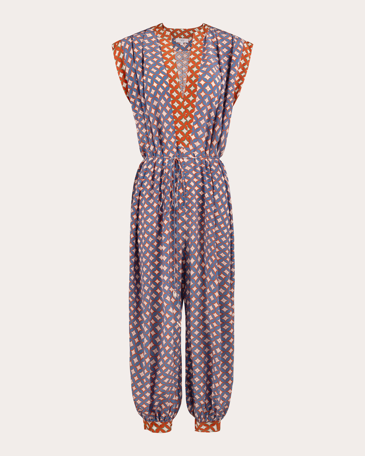 Jiyu Psyche Silk Harem Jumpsuit
