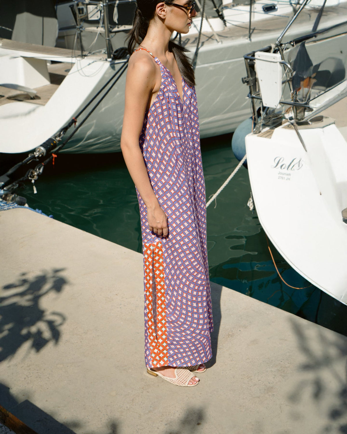 Sabi Psyche Linen Maxi Dress