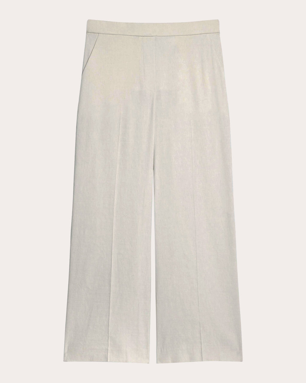Good Linen Classic Straight Pull-On Pants