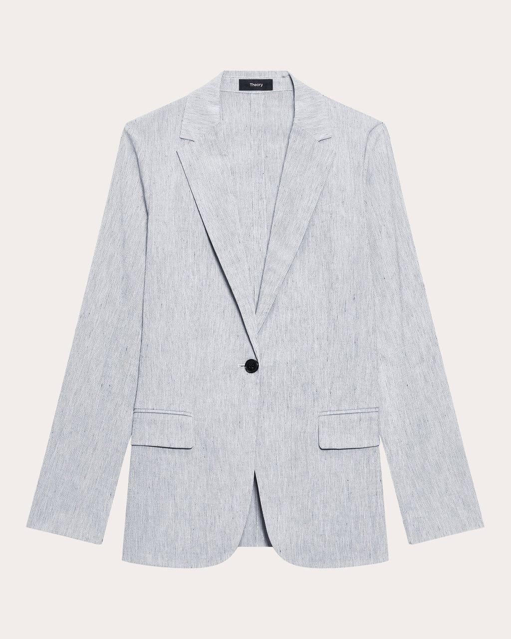 Textured Linen Staple Blazer