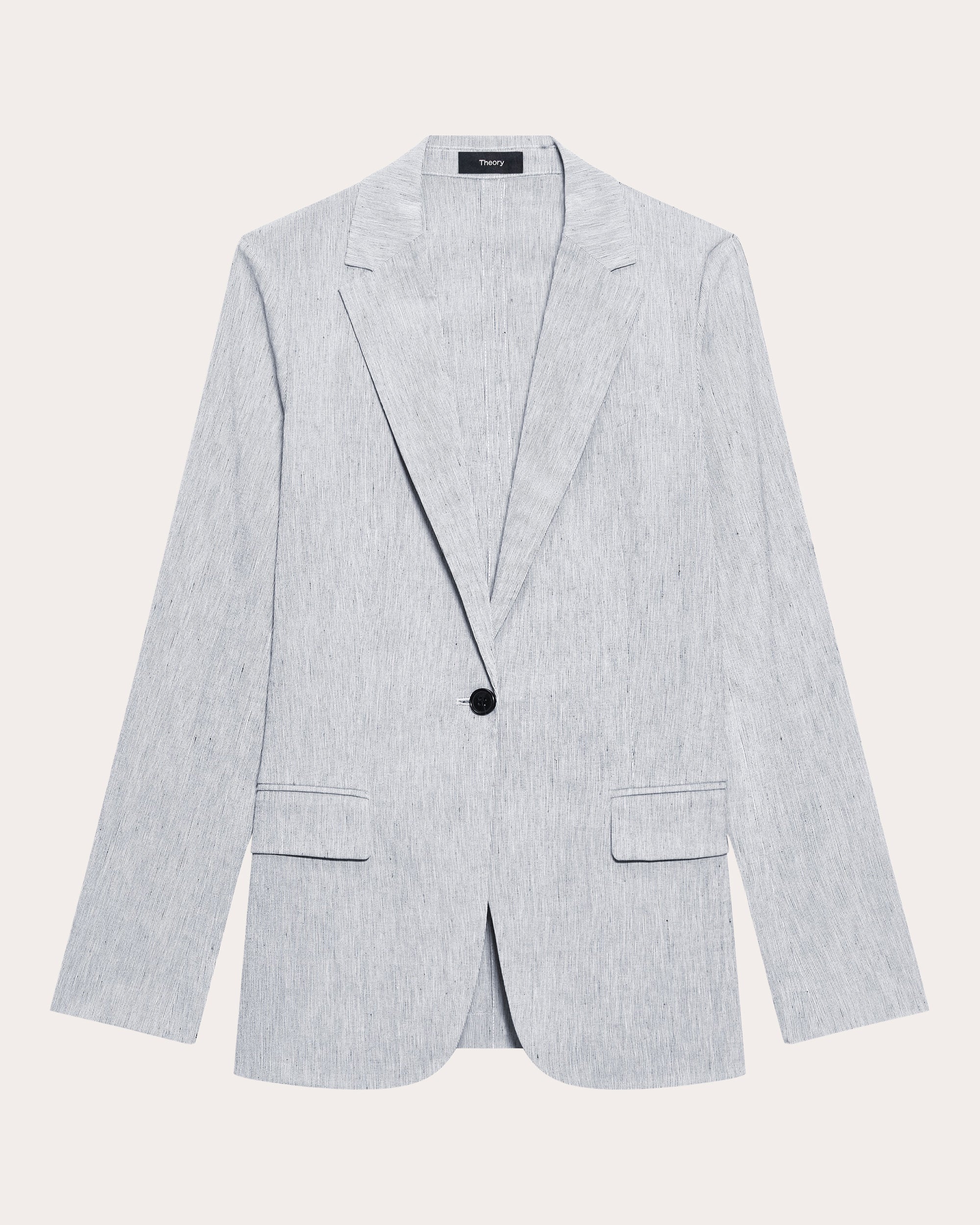 Textured Linen Staple Blazer