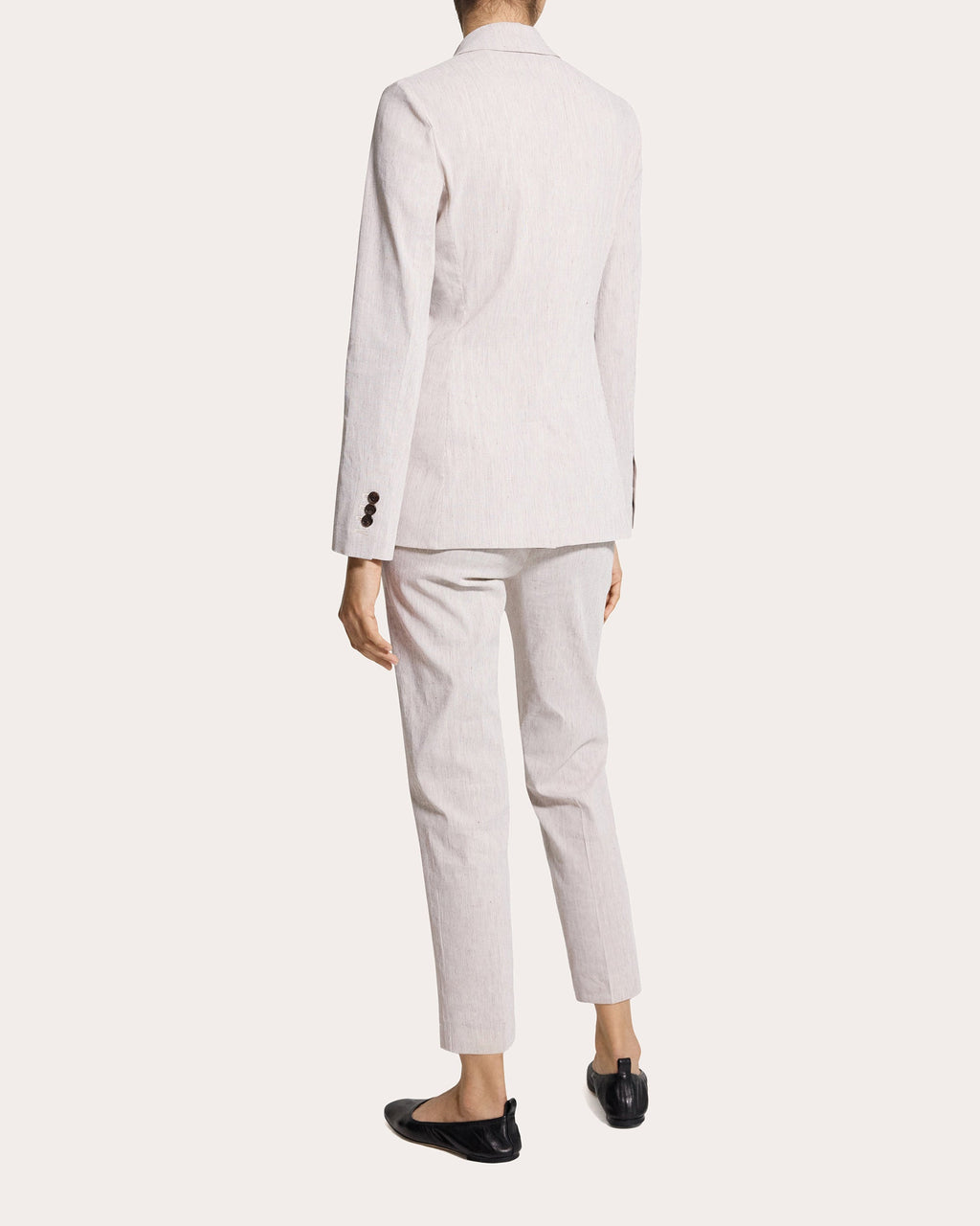 Textured Linen Staple Blazer