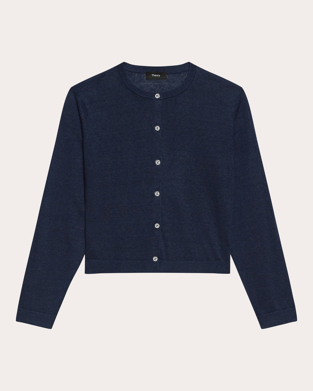 Linen Knit Cropped Cardigan