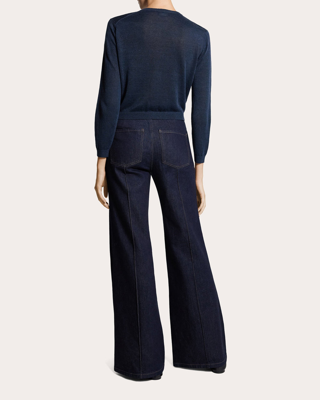 Linen Knit Cropped Cardigan
