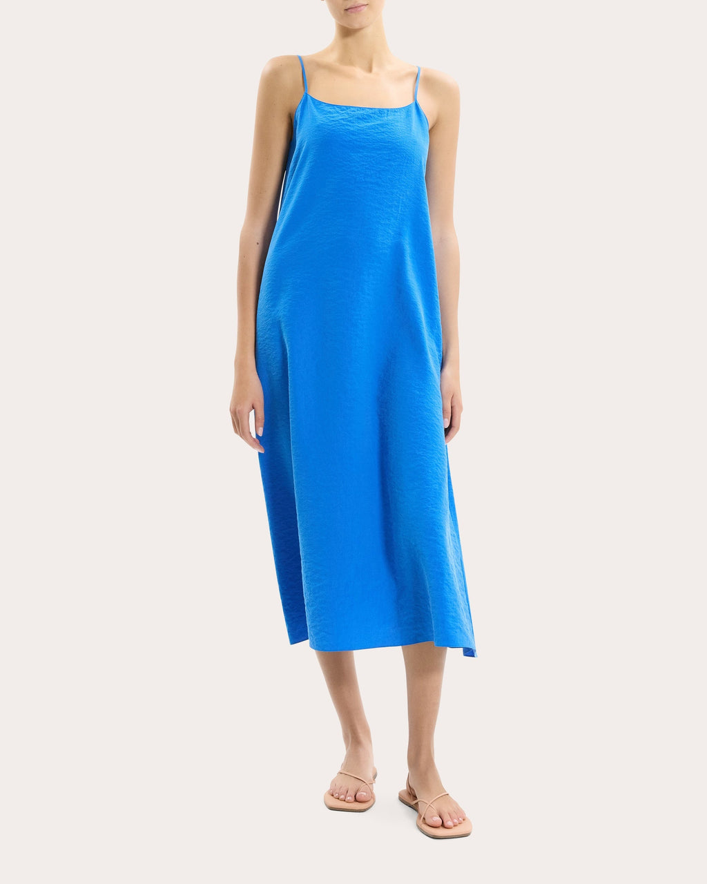 Relaxed Silk Slip Dress