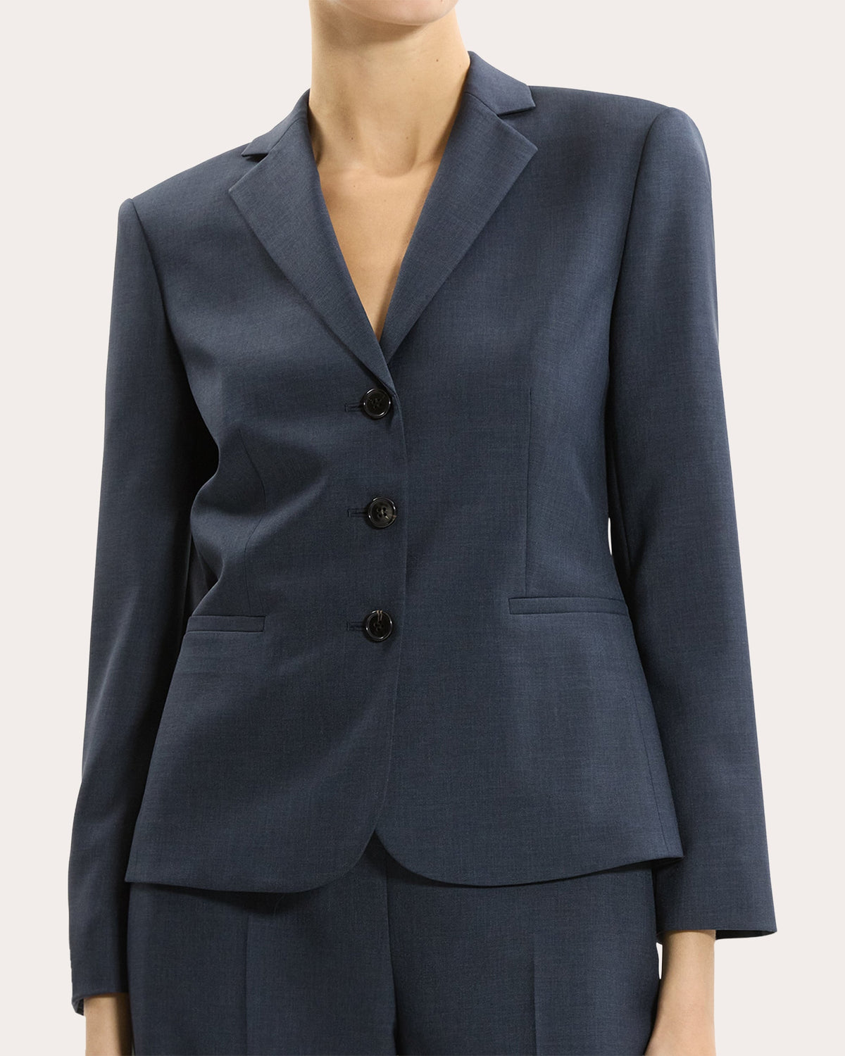 City Twill Shrunken Blazer
