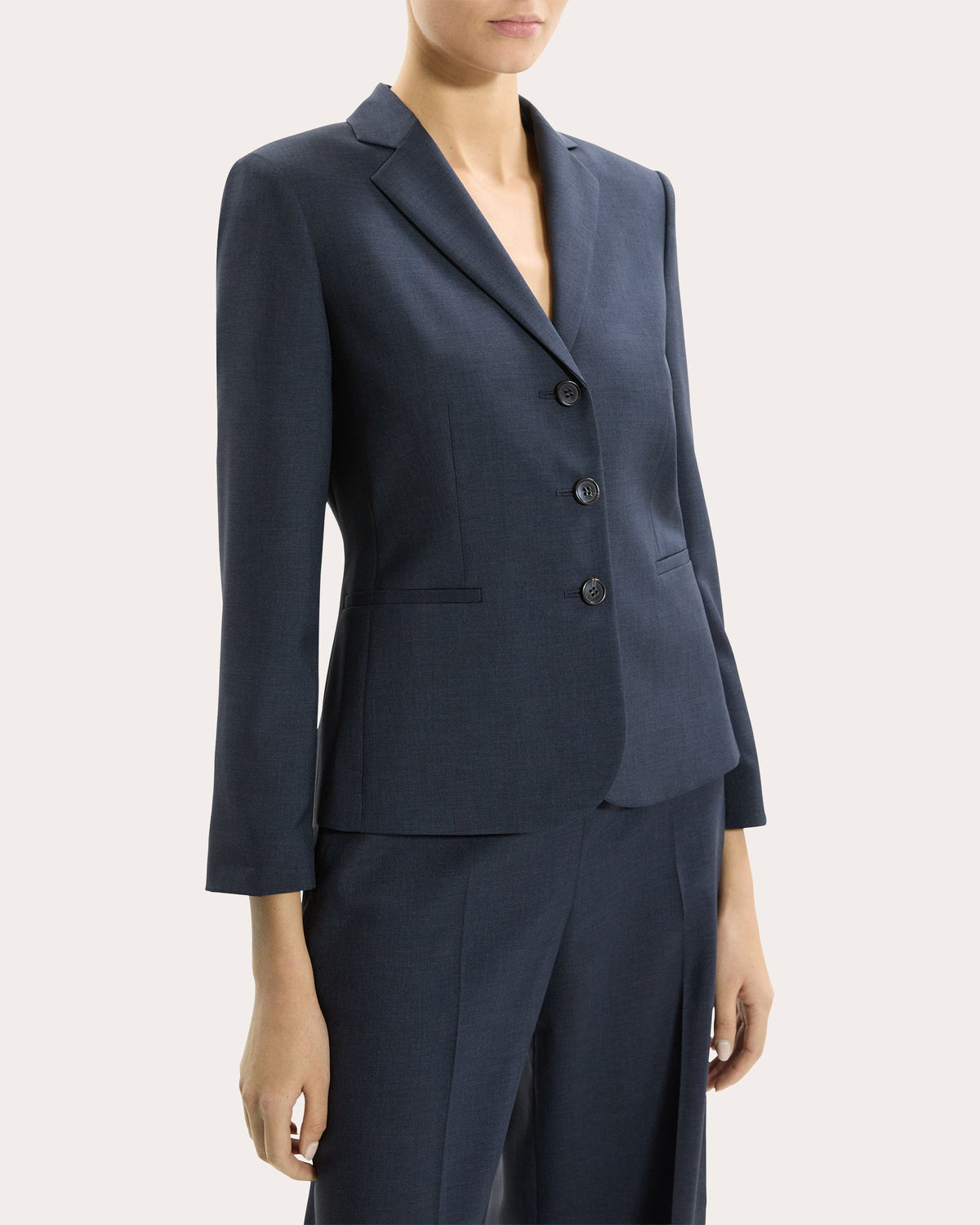 City Twill Shrunken Blazer
