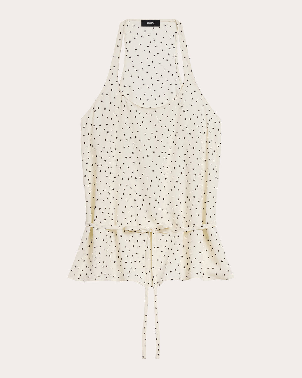 Polka Dot Belted Tank Top