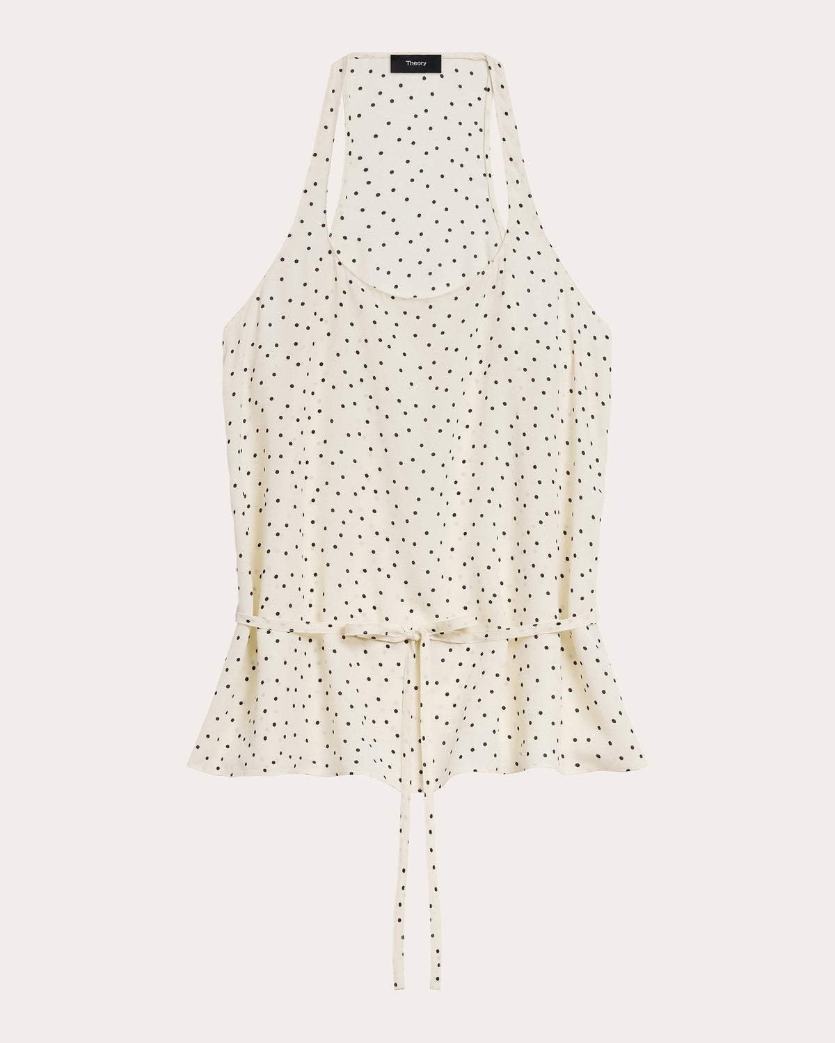 Polka Dot Belted Tank Top