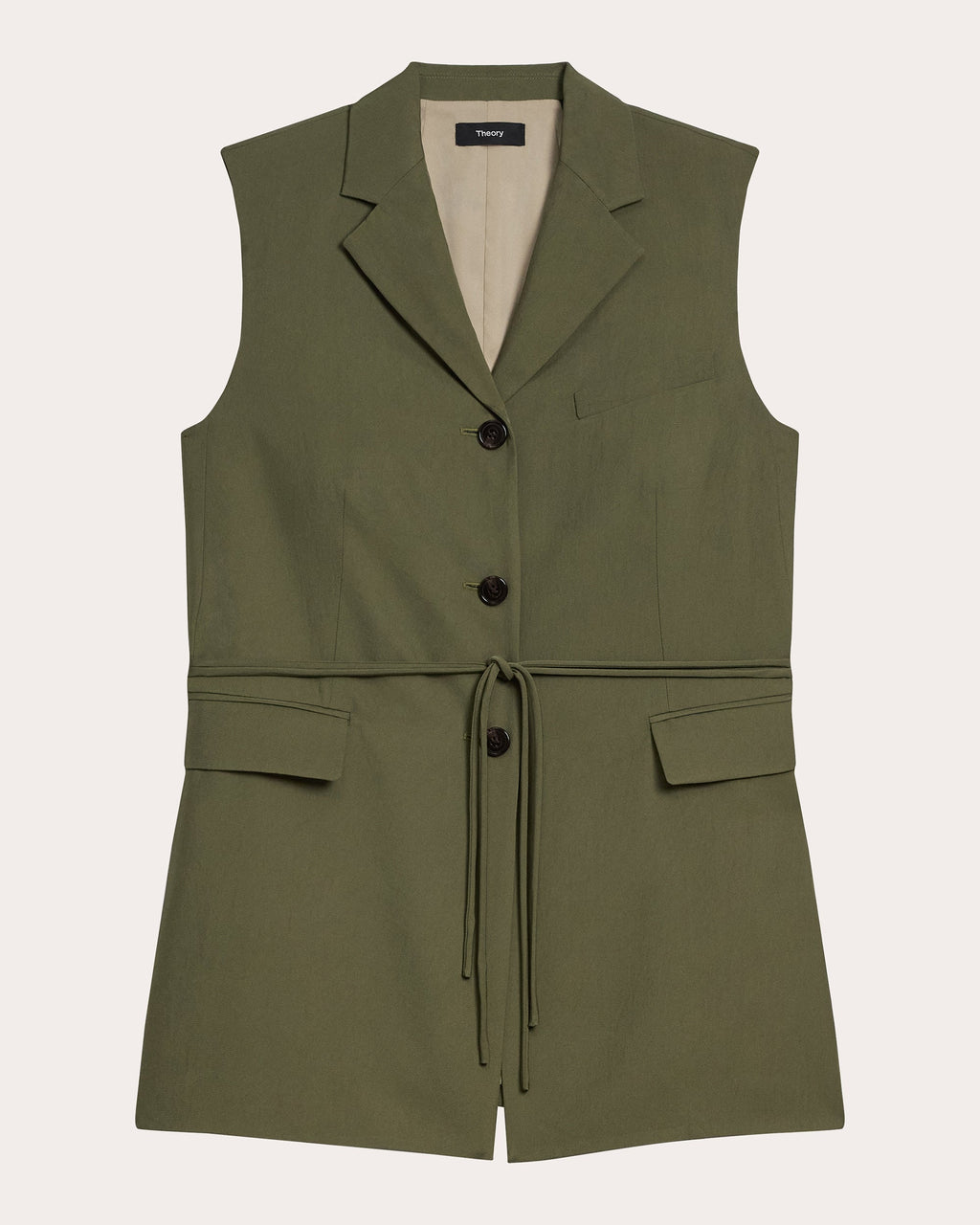 Washed Twill Vented Vest