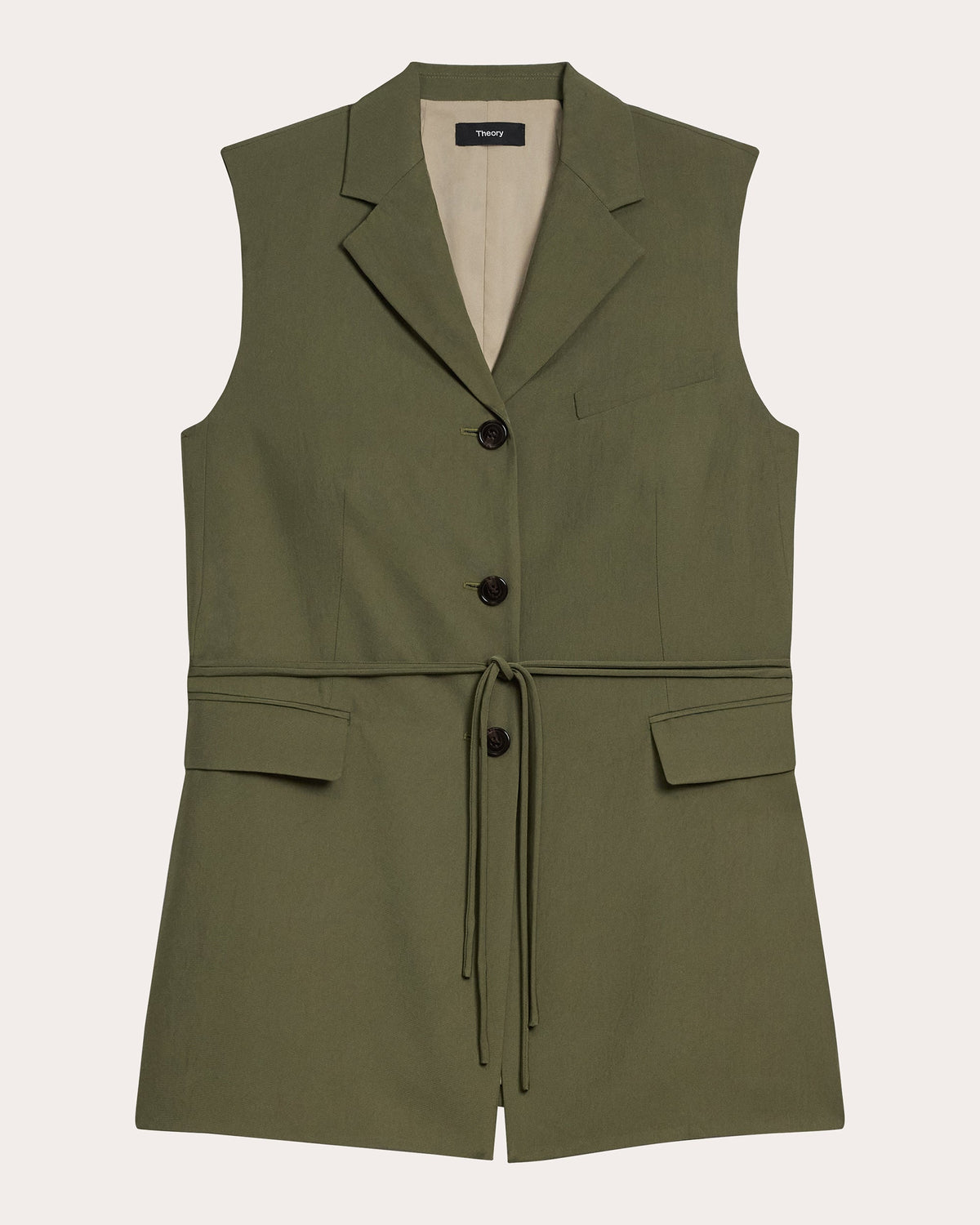 Washed Twill Vented Vest