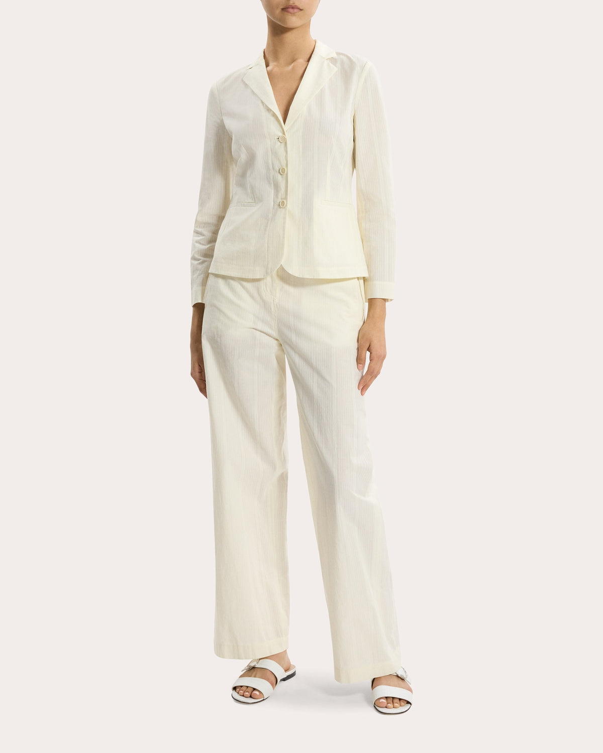 Corded Cotton Shrunken Blazer