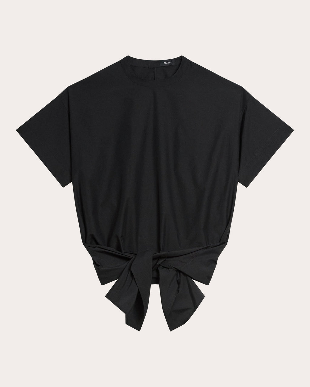 Boxy Tie-Front Top