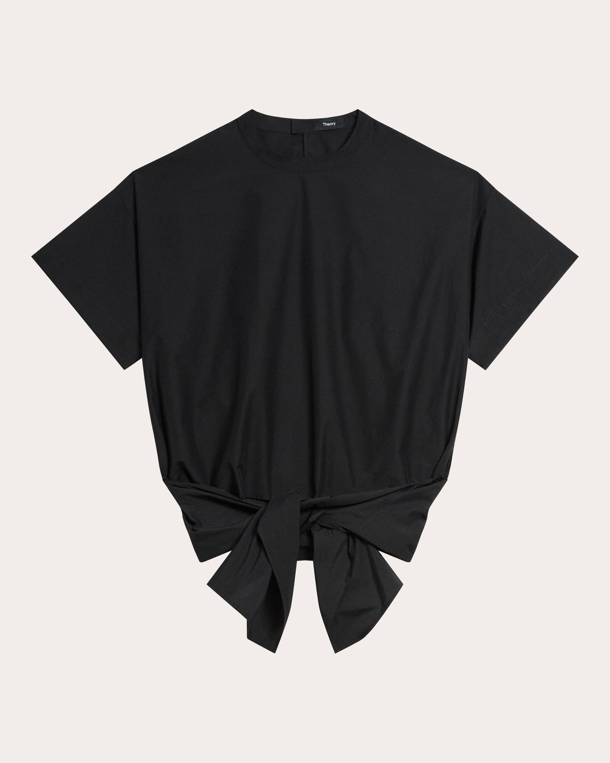 Boxy Tie-Front Top