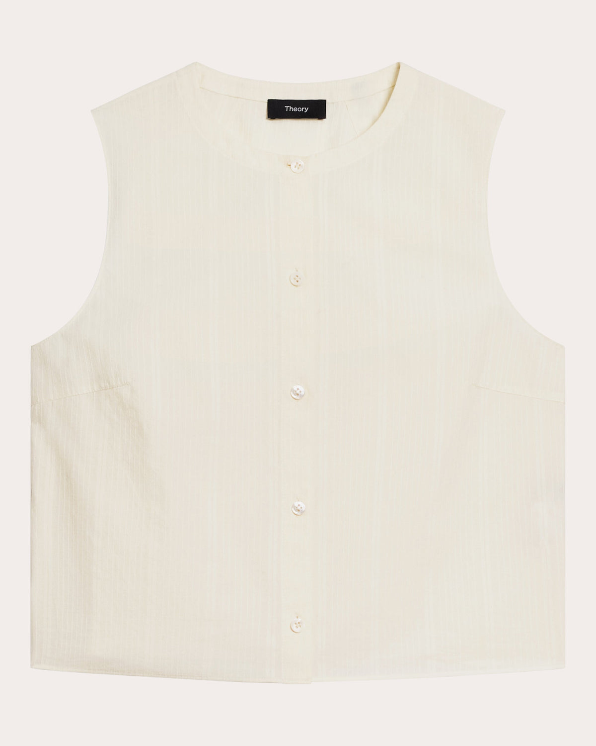 Corded Cotton Button Shell