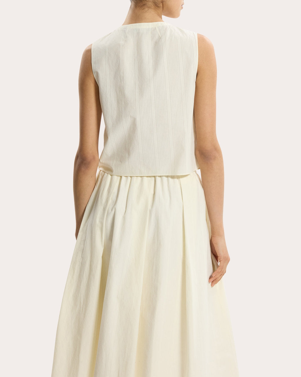 Corded Cotton Button Shell