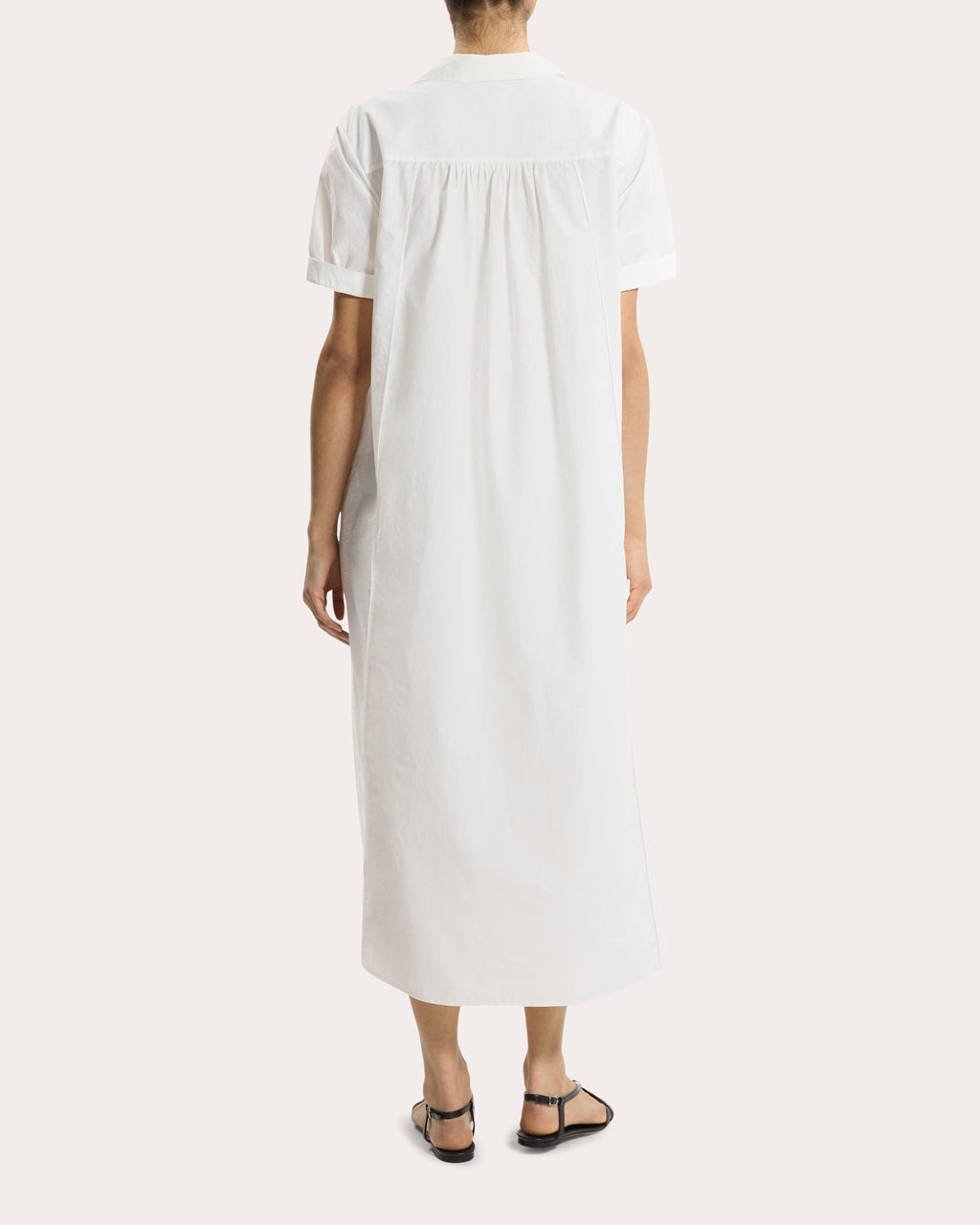 Gathered Popover Dress