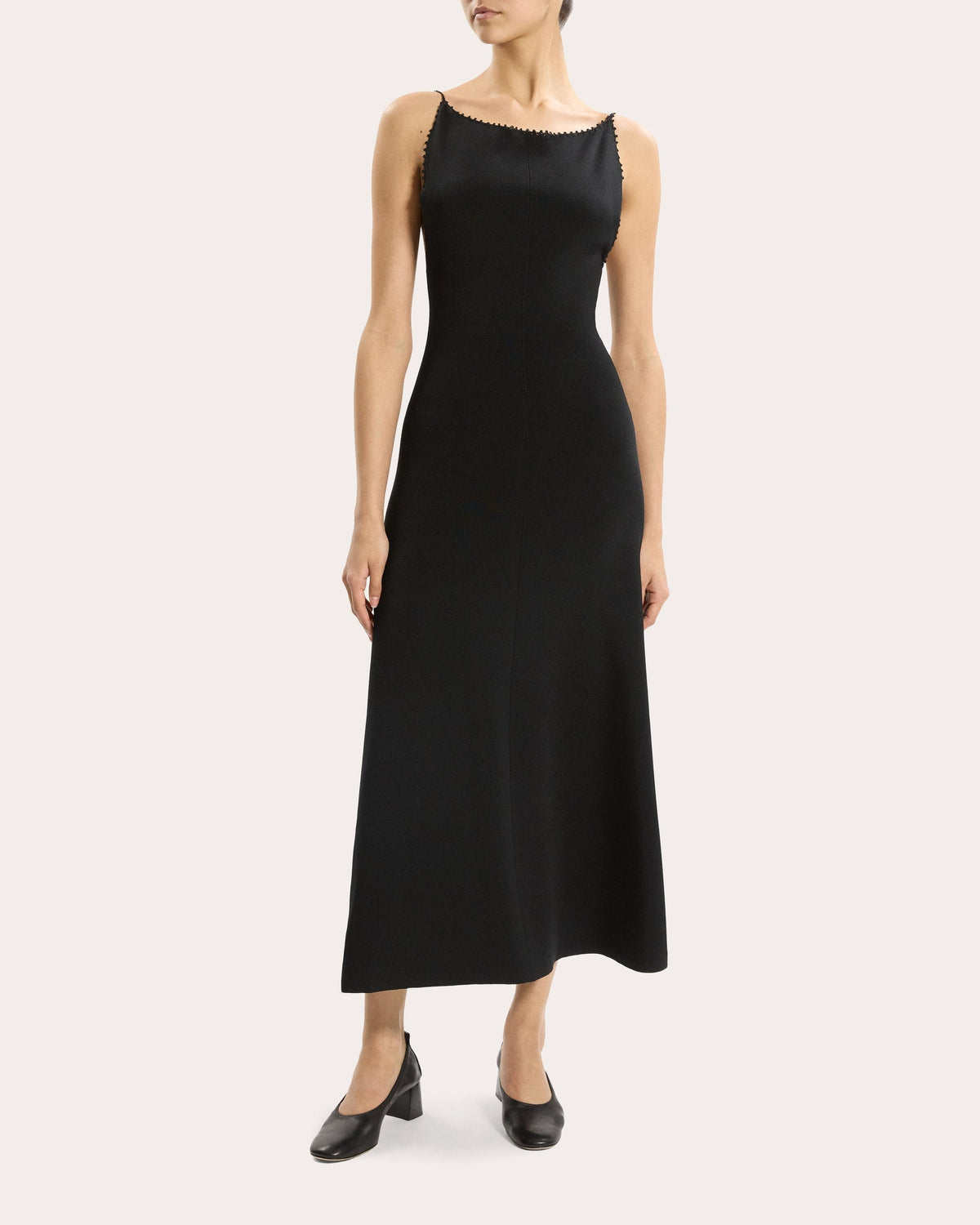 Knit Crochet Boatneck Dress