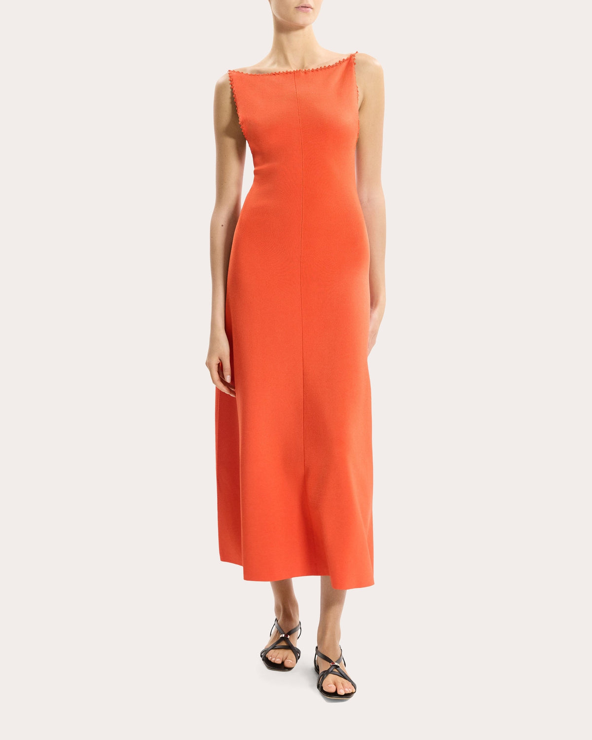 Knit Crochet Boatneck Dress