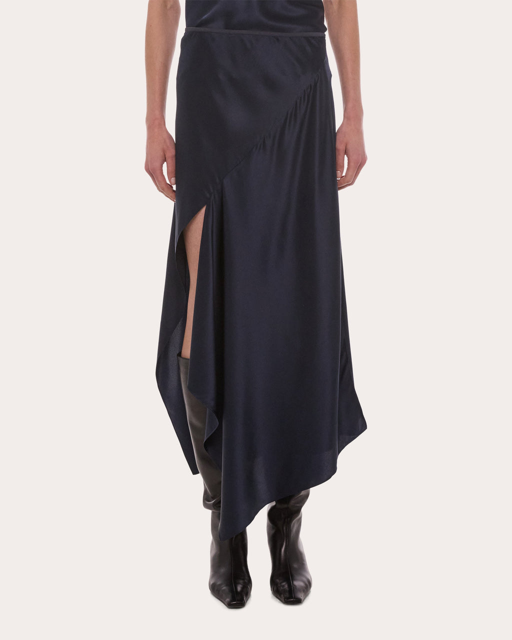 Silk Handkerchief Slip Skirt