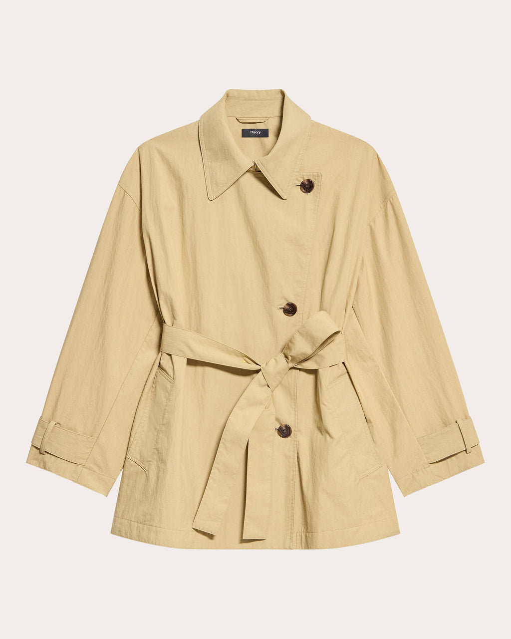 Double-Breasted Trench Jacket