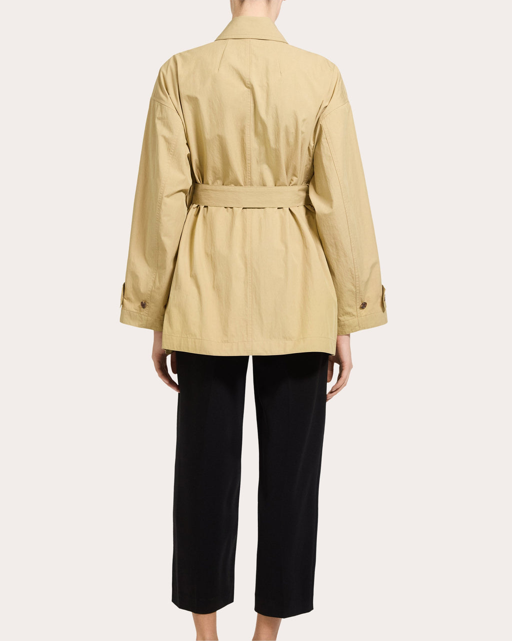 Double-Breasted Trench Jacket