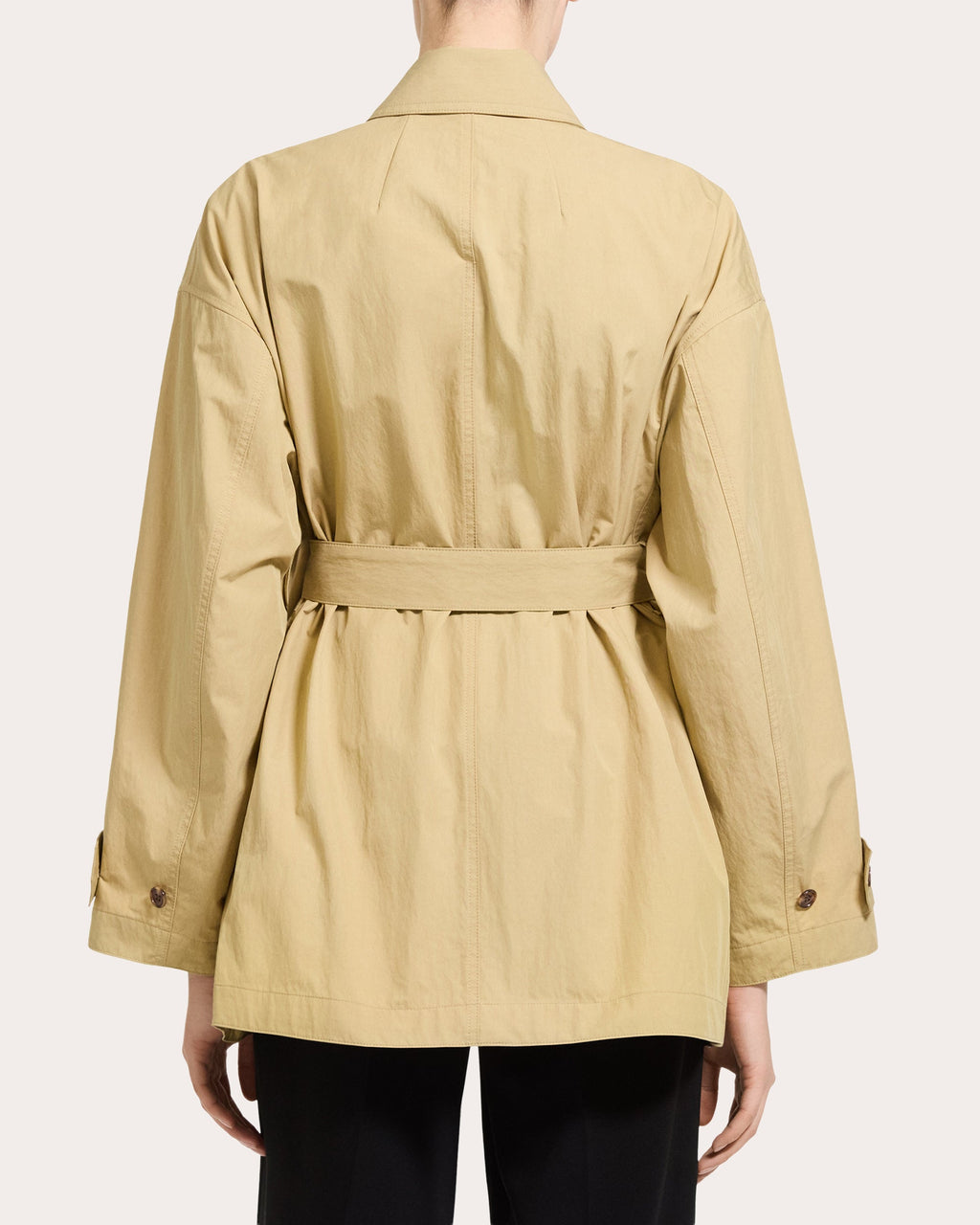 Double-Breasted Trench Jacket