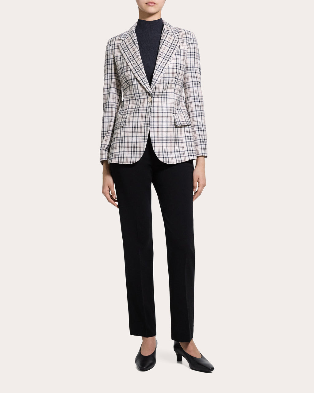 Plaid Sleek Flannel Lynnia Blazer
