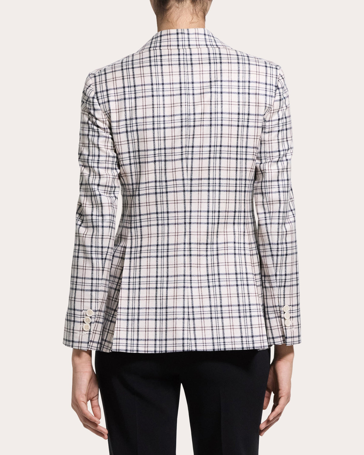 Plaid Sleek Flannel Lynnia Blazer