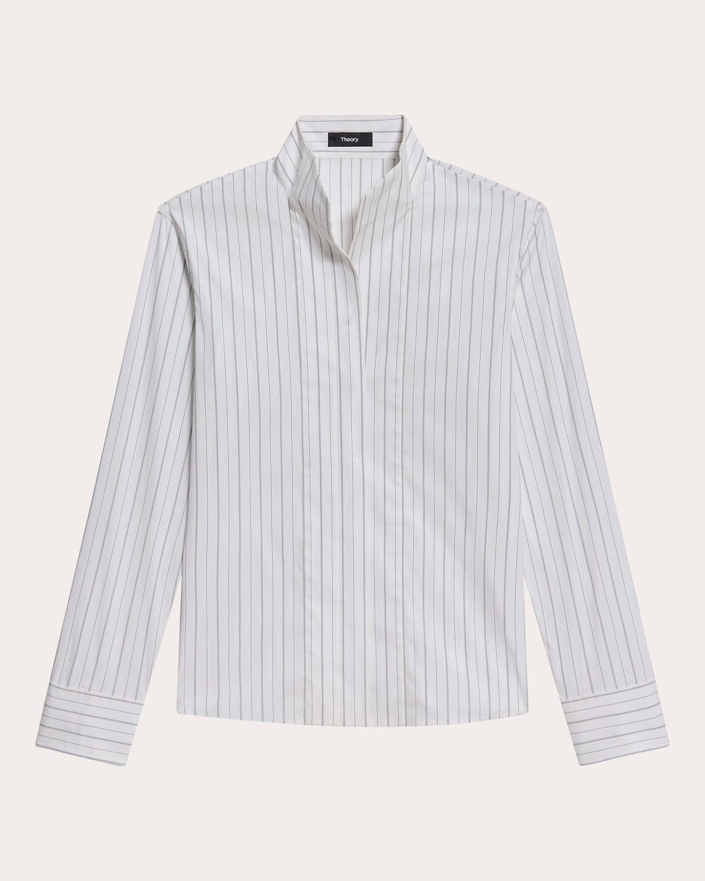 Stripe Poplin Slim Tailored Shirt