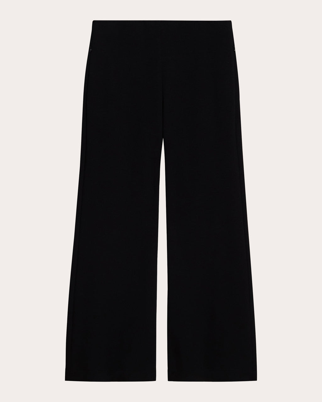 Double-Knit Jersey Straight-Leg Pants