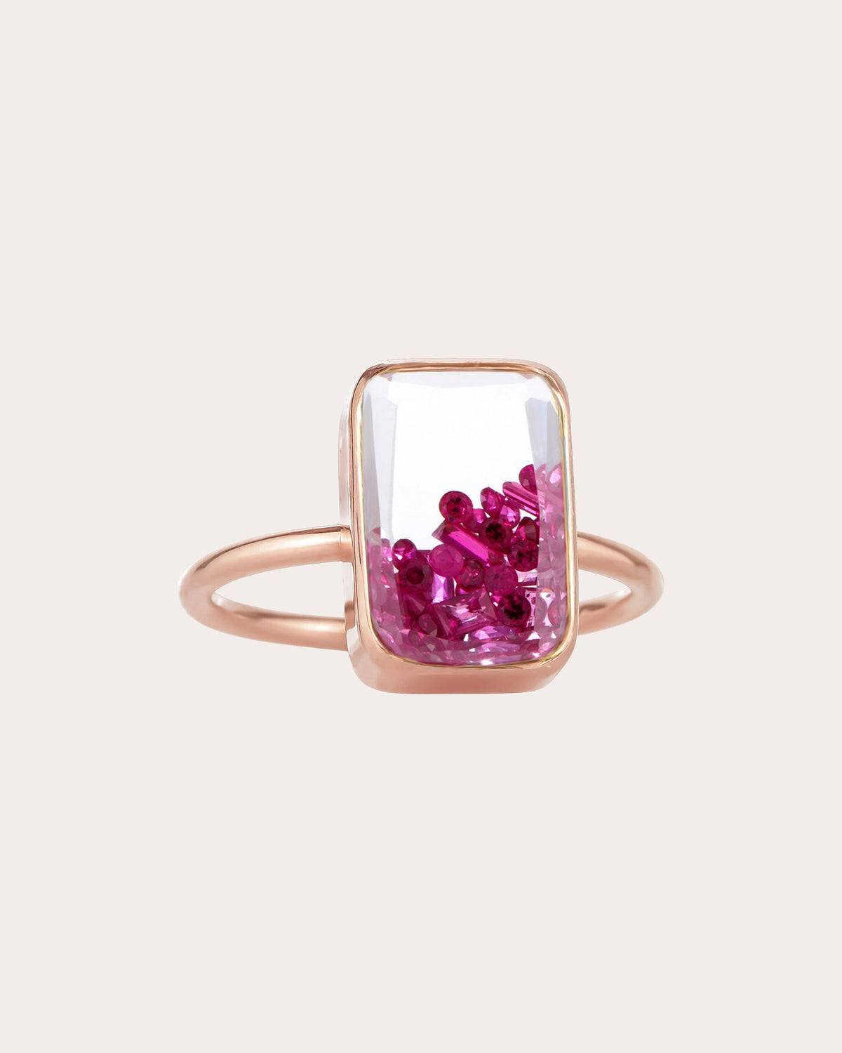 Ruby Petite Ten Fourteen Ring