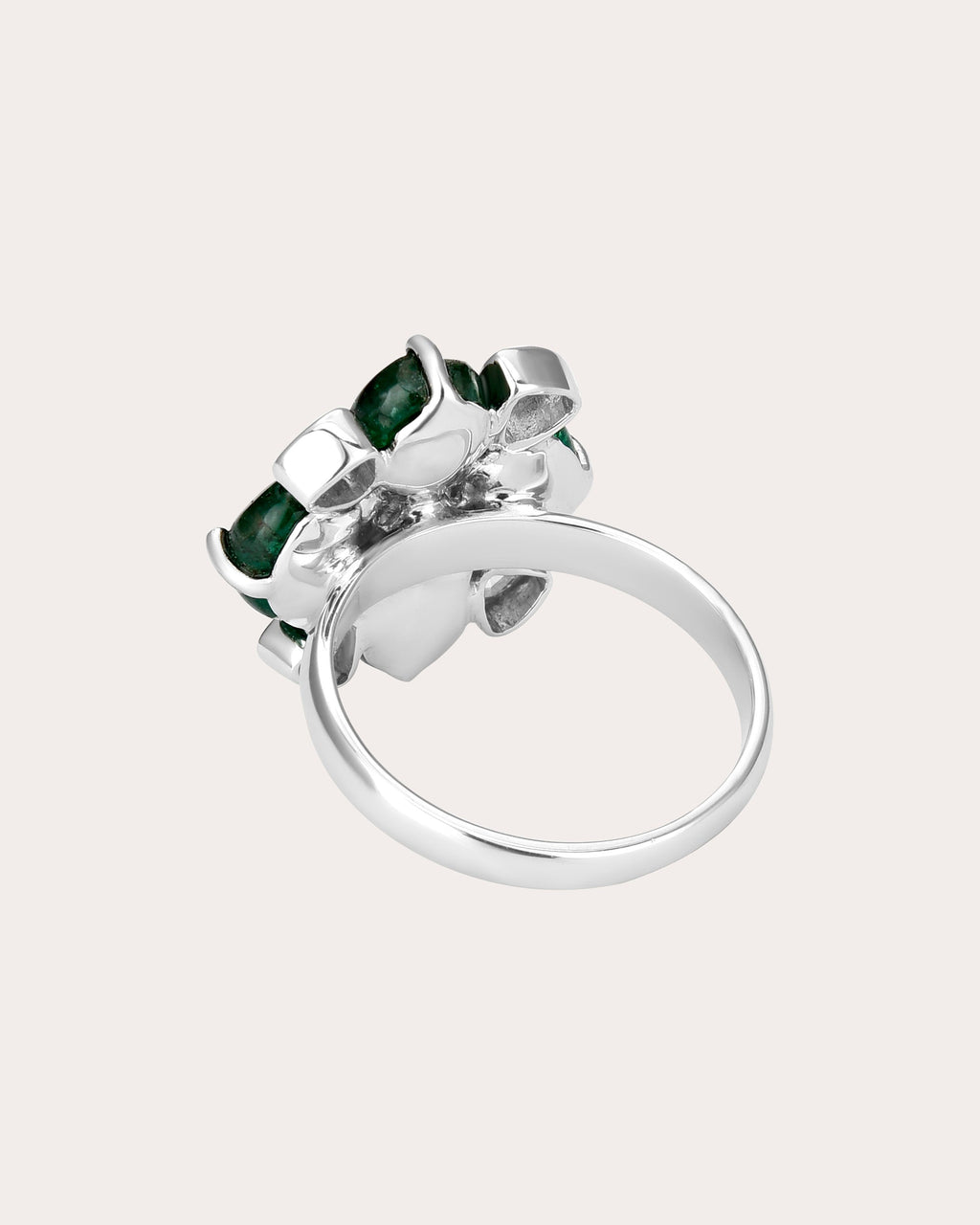 Emerald & Diamond Bahaar Ring