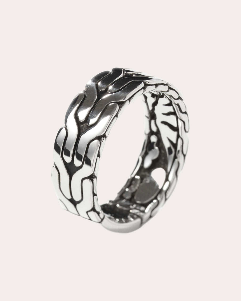 Carved Chain Band Ring