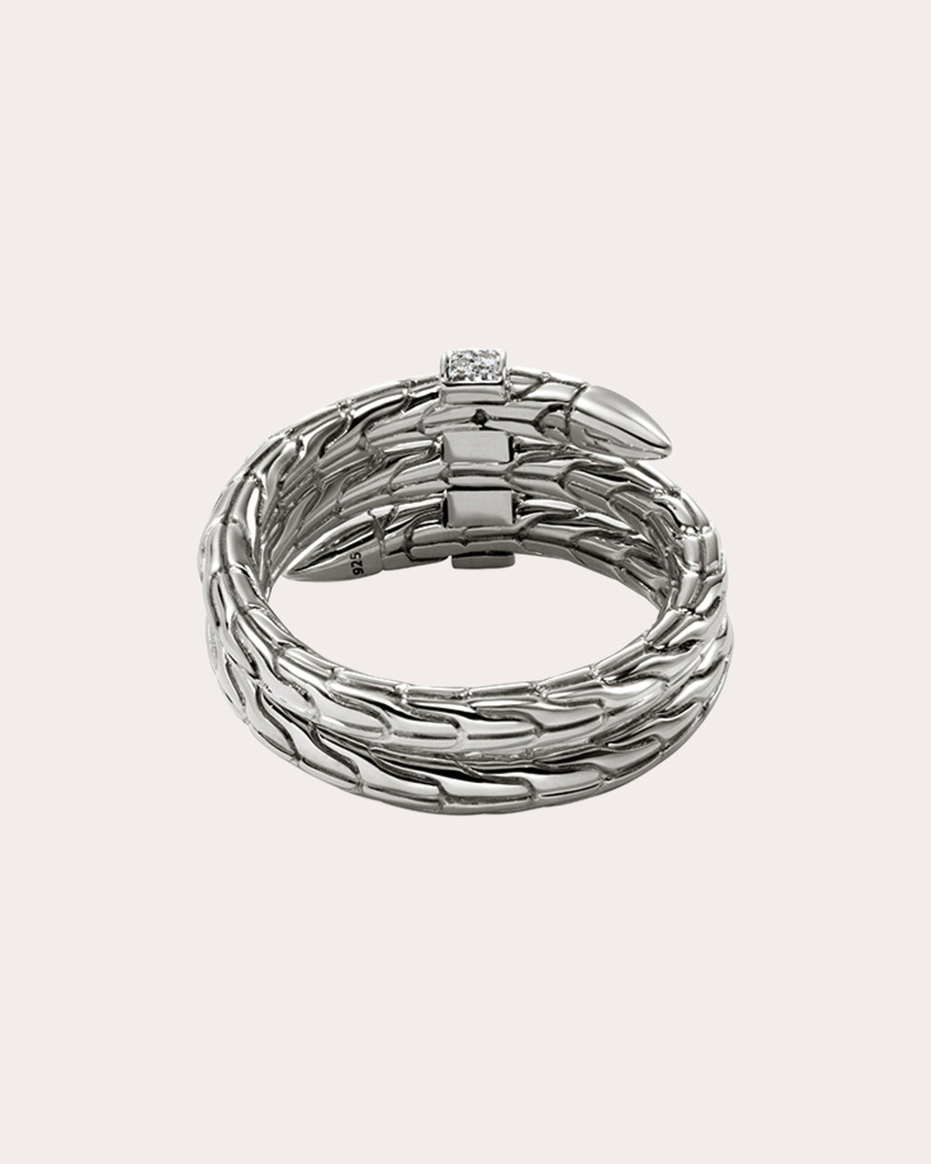 Diamond Wide Spear Ring