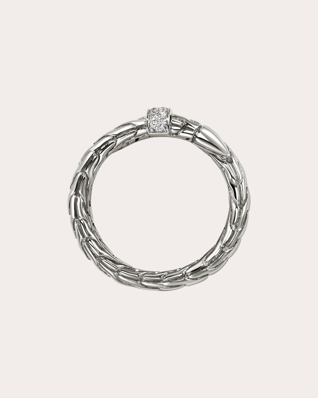 Diamond Wide Spear Ring