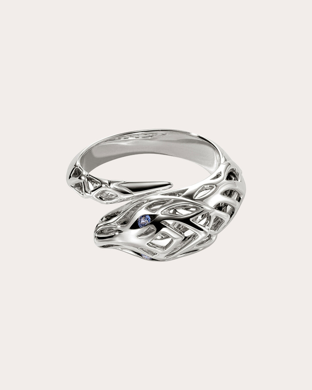 Blue Sapphire Naga Ring