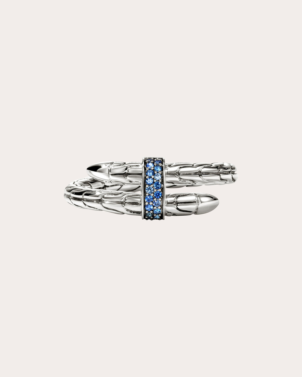 Blue Sapphire Spear Ring