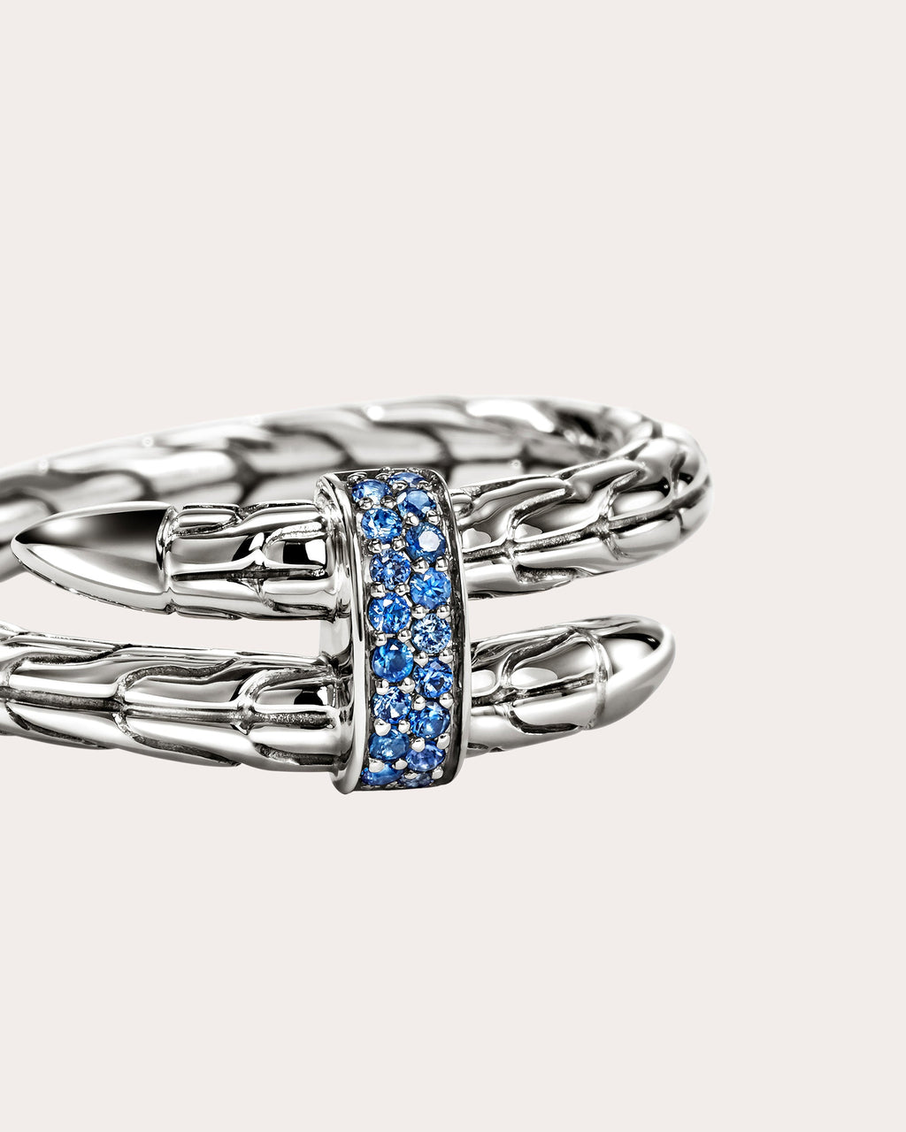 Blue Sapphire Spear Ring