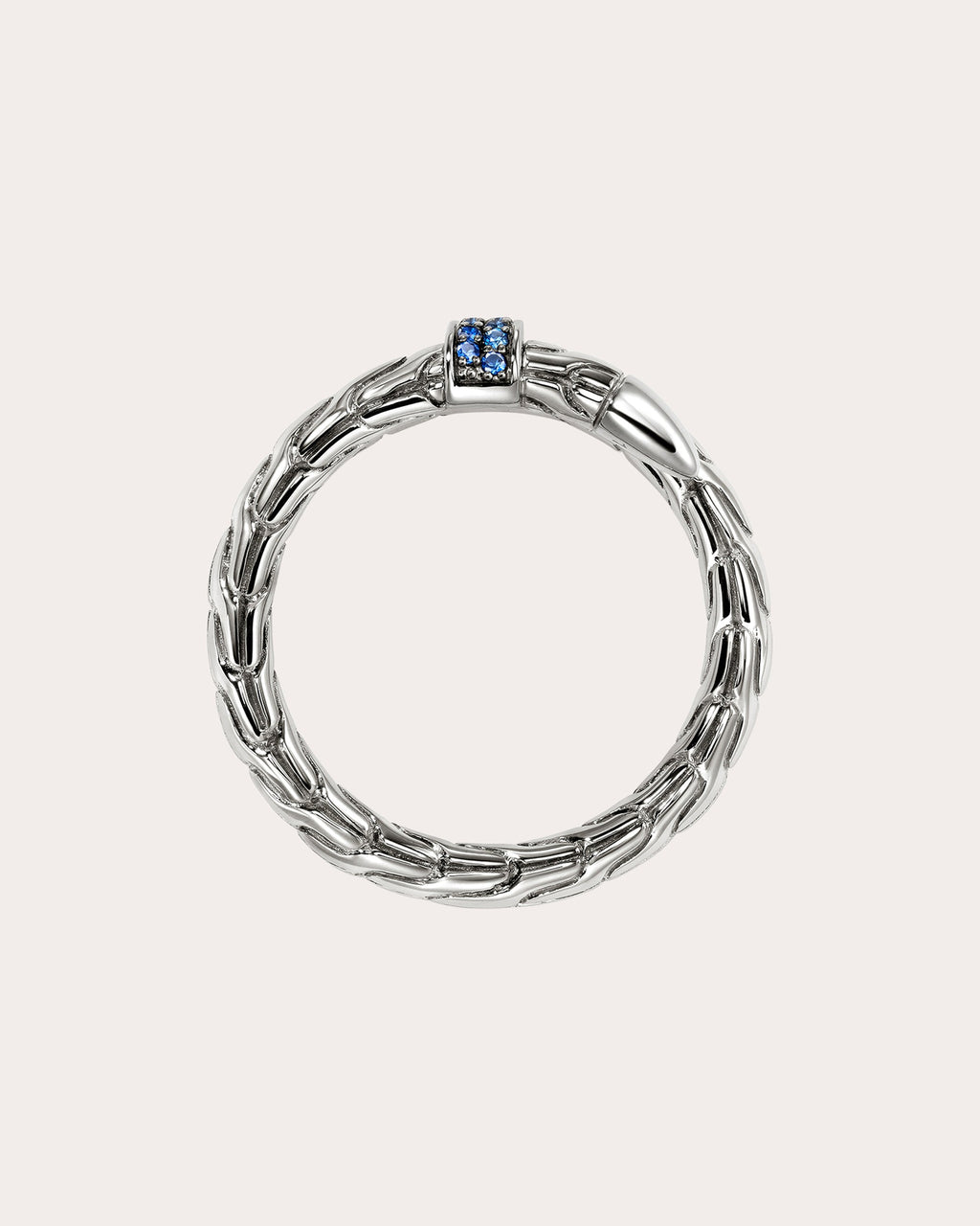Blue Sapphire Spear Ring