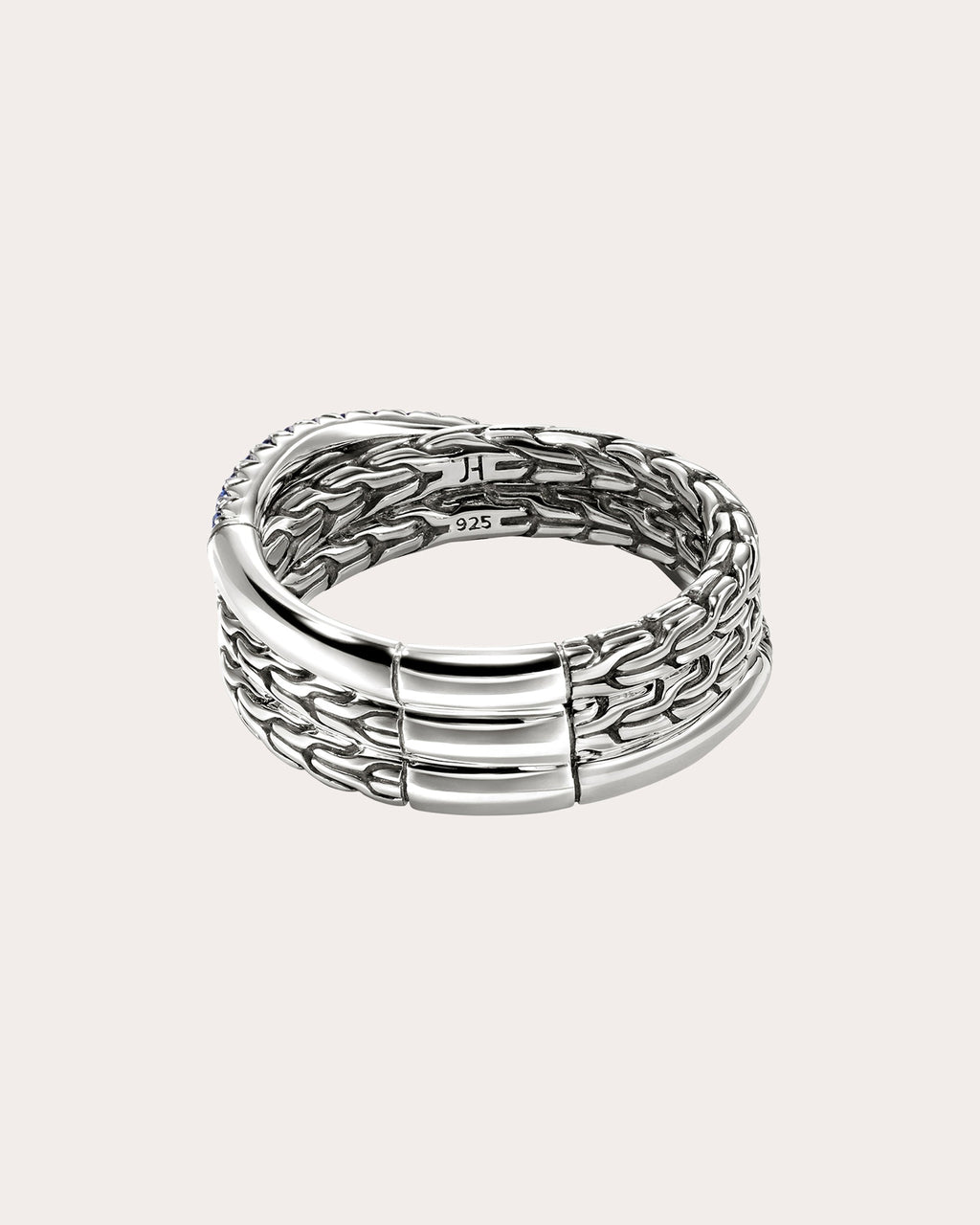 Sapphire JH Essential Pavé Crossover Ring