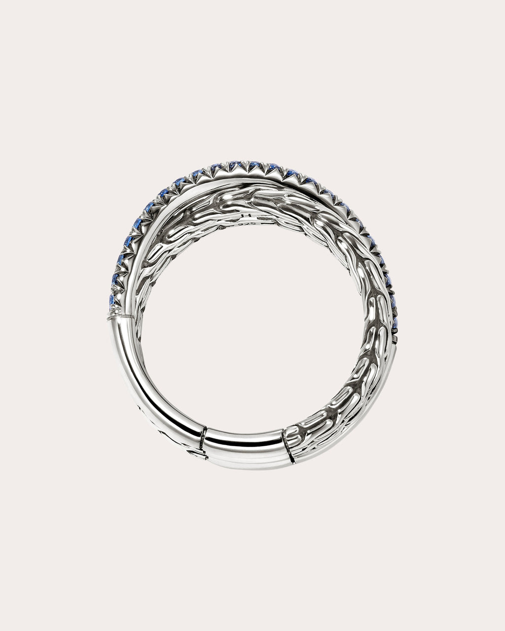 Sapphire JH Essential Pavé Crossover Ring